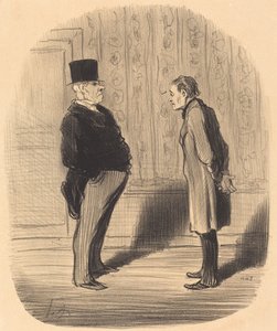 Eh! goed meneer en mijn drie termijnen... door Honoré Daumier