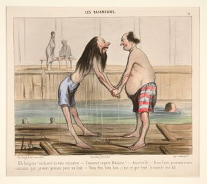 Eh hallo! aangenaam u te ontmoeten door Honoré Daumier