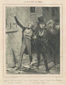 In koor. De zon is zo mooi ... door Honoré Daumier