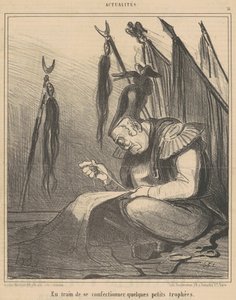 Bezig met ...enkele te maken door Honoré Daumier