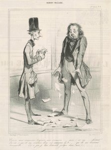 Nog steeds mijn schuldeisers, altijd... door Honoré Daumier