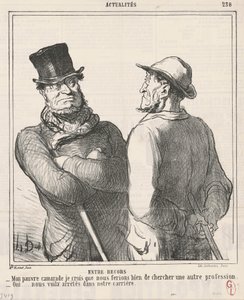 Tussen recors door Honoré Daumier