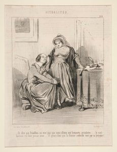 En te zeggen dat Proudhon niet wil dat we naar de socialistische banketten gaan door Honoré Daumier