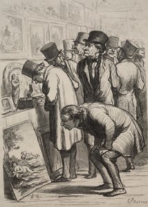 Galerij in Hotel Drouot: De Dag van de Verkoop door Honoré Daumier