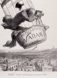 Gaspard Felix Tournachon, bekend als Felix Nadar (1820-1910), verheft fotografie tot kunst