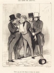Wild dat in alle seizoenen kan worden gejaagd door Honoré Daumier