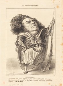 Henri de Larochejacquelein door Honoré Daumier