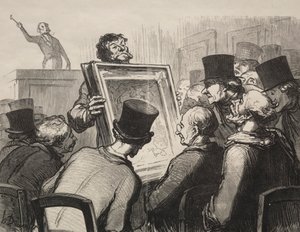 Hotel Bouillon: Beeldenthousiastelingen door Honoré Daumier
