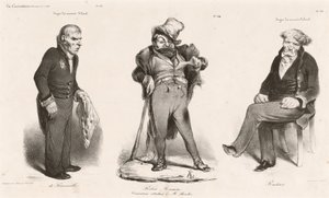 Huguet de Sémonville - Robert Macaire (Thiers) - Graaf Roederer door Honoré Daumier