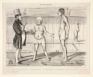 Il est bon que l door Honoré Daumier