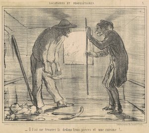 Je moet me vinden ... drie stukken ... door Honoré Daumier