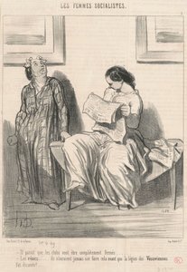 Het schijnt dat de clubs gaan sluiten ... door Honoré Daumier