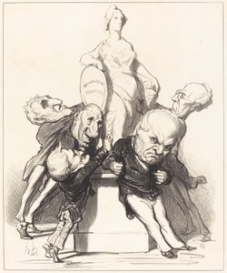 Ze beweren dat ze het ondersteunen door Honoré Daumier