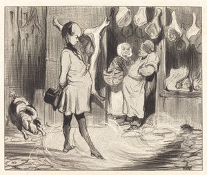 Reisimpressies van een grote dichter door Honoré Daumier