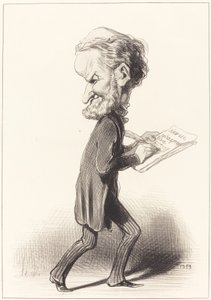 J. Antoine Taschereau door Honoré Daumier