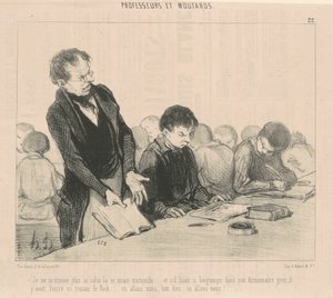 Ik verbaas me niet meer als die rustig blijft... door Honoré Daumier