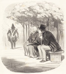 Ik ben niet verbaasd dat vrouwen... smaak hebben... door Honoré Daumier