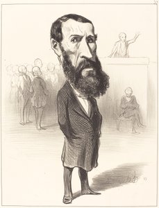 Jean-Louis Greppo door Honoré Daumier
