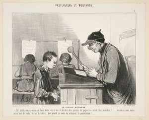La Vieille M door Honoré Daumier
