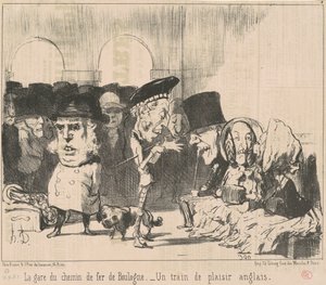 Het treinstation van Boulogne