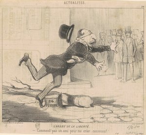 De boom van de vrijheid door Honoré Daumier