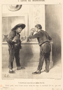 De kolenbrander houdt ervan (is meester)... door Honoré Daumier