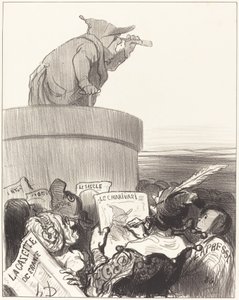 Le Constitutionnel die de Politieke Horizon Bekijkt