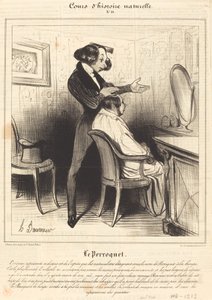 De Papegaai door Honoré Daumier