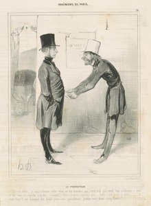 De beschermer door Honoré Daumier