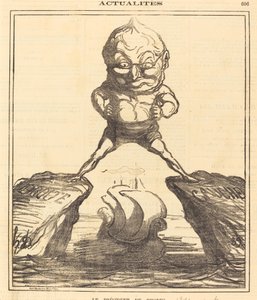 De President van Rhodos door Honoré Daumier