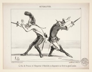 Le Roi de Prusse et l door Honoré Daumier