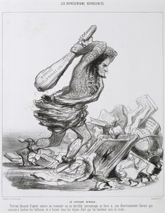 Le Sauvage Bineau door Honoré Daumier