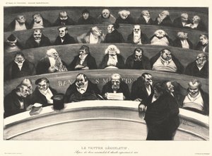 Le Ventre Législatif (De Wetgevende Buik) door Honoré Daumier