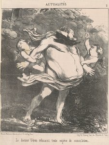 Dokter Véron weigert... troost door Honoré Daumier