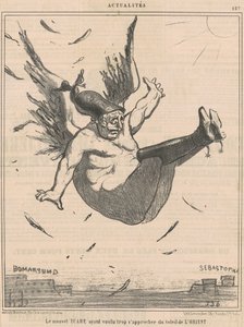 De nieuwe Icarus door Honoré Daumier