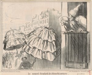 De nieuwe standaard van de wasvrouwen door Honoré Daumier