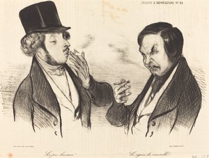 Le pur havane! De sigaar van Marseille door Honoré Daumier