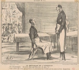 Het restaurant van de tentoonstelling