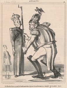 De koning van de Grieken door Honoré Daumier