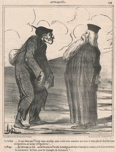 De soldaat... Ik weet... door Honoré Daumier
