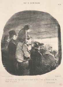 Het spektakel is een goede zaak voor het volk van Parijs ... door Honoré Daumier