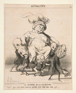 Le triomphe de la loi du 31 Mai, uit Actualités
