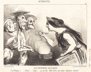 De Politieke Intriganten door Honoré Daumier