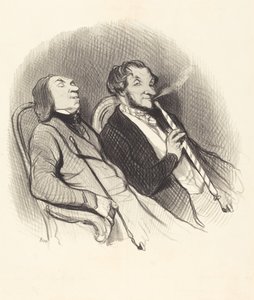 De hasj rokers door Honoré Daumier