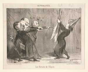 Les Horaces de l door Honoré Daumier