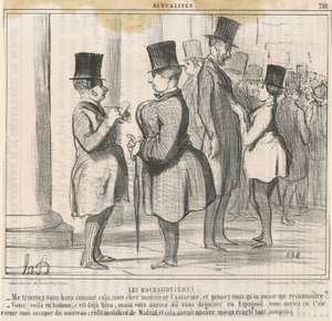De kleine beleggers. Vind je me mooi door Honoré Daumier