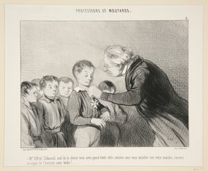 M Alfred Cabassol..ontvang dit teken van de door Honoré Daumier