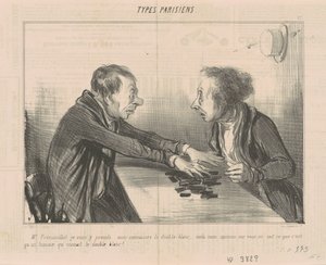 M. Frémouillot ik betrap je, je kent... door Honoré Daumier