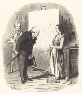 Mevrouw, ik heb de eer! door Honoré Daumier