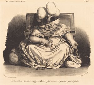 Marie-Louise-Charlotte-Philippinepairie door Honoré Daumier